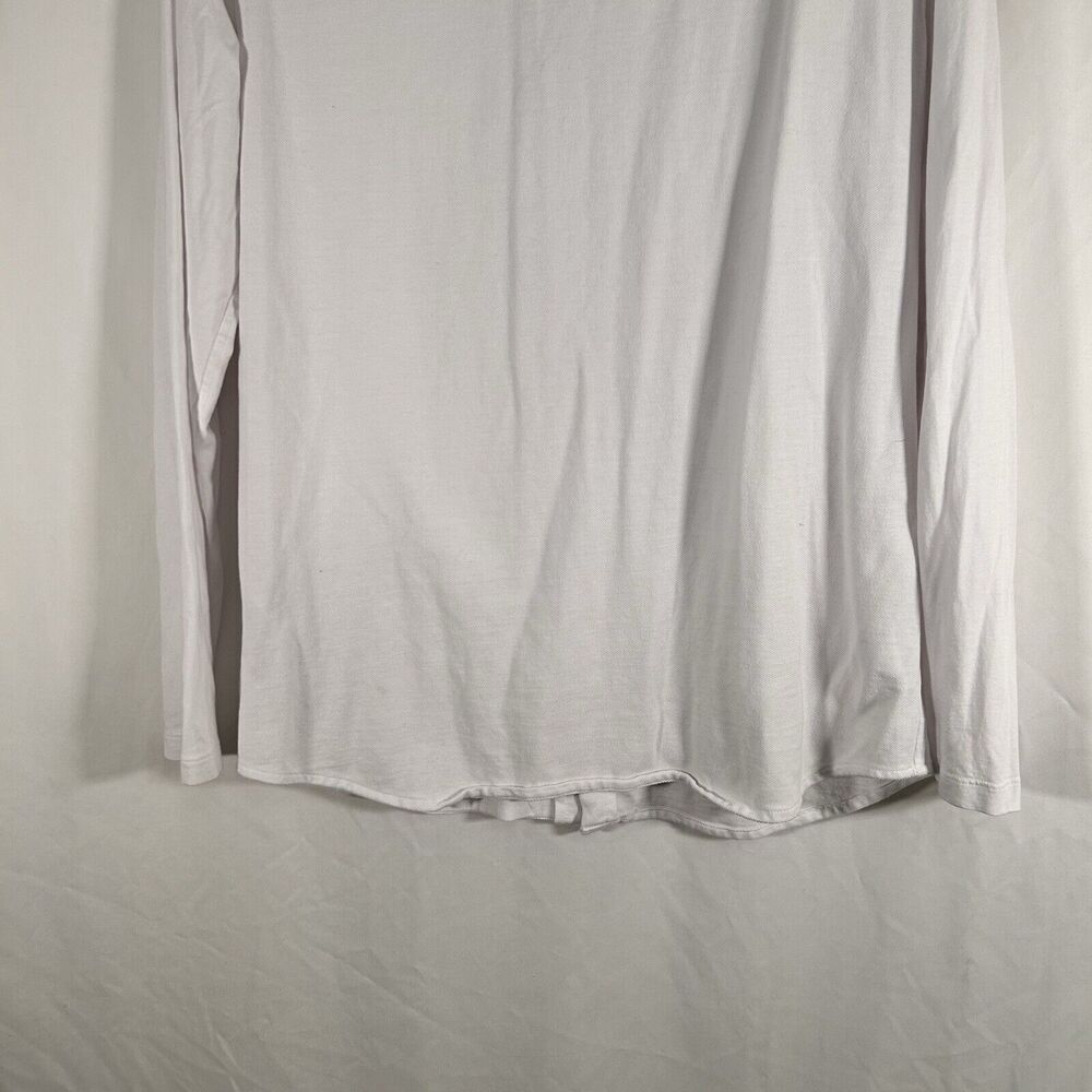 Armani Exchange Shirt Men's Large White Long Sleeve Button Up Regular Cotton - Picture 11 of 12